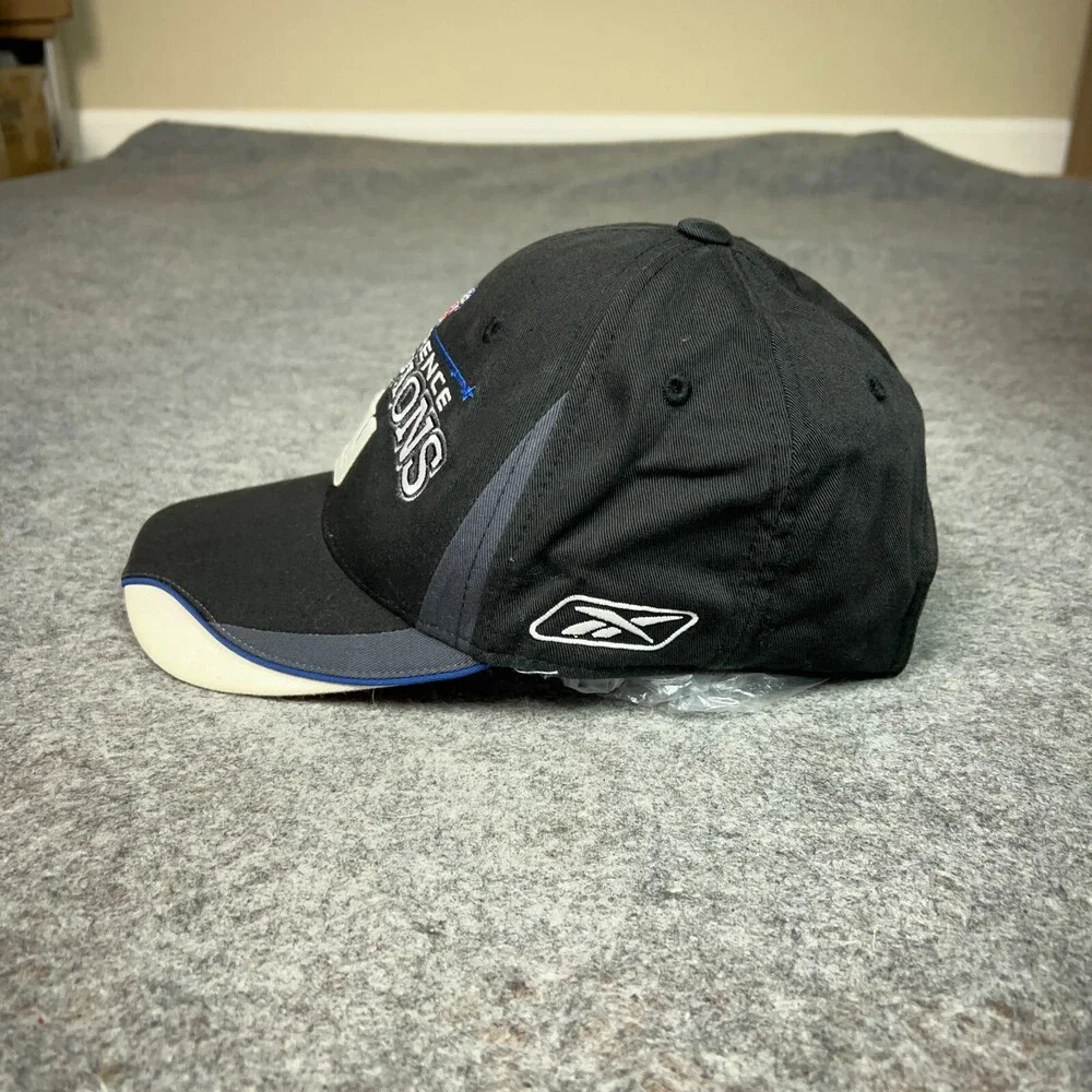 New‎ York Giants Mens Hat Cap Black White Adjustable Super Bowl XLII Reebok NFL